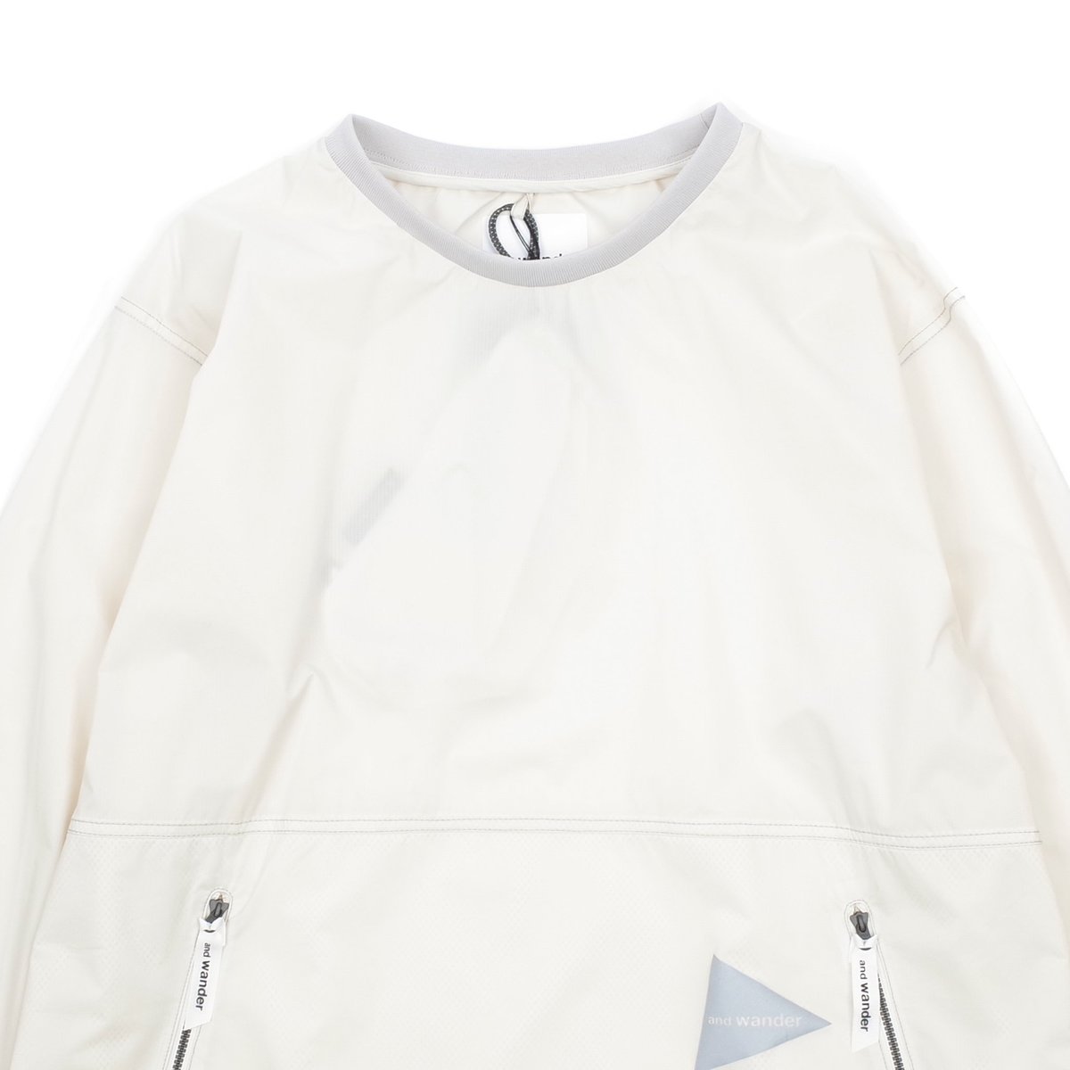 And Wander Pertex Wind Long Sleeve T-shirt - Off White | Garmentory