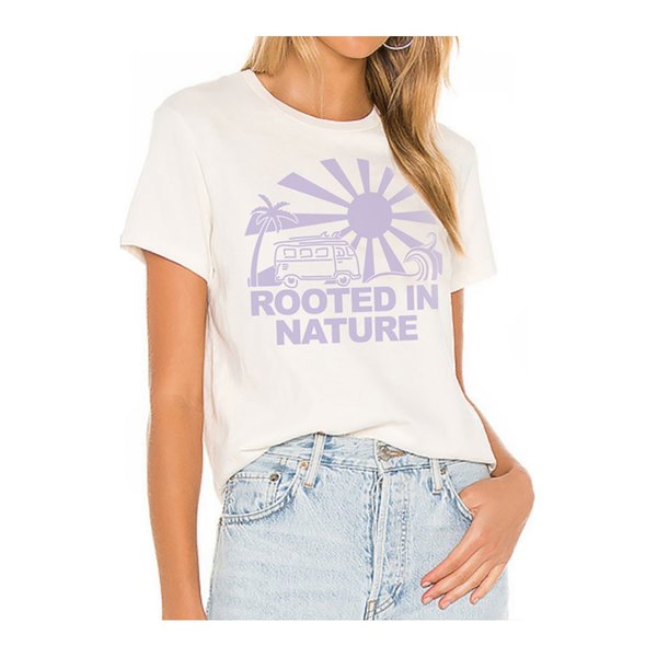 Farm Stand x Geige Silver Rooted Nature Tee Shirt - White Farm Stand x Geige Silver Rooted Nature Tee Shirt - White