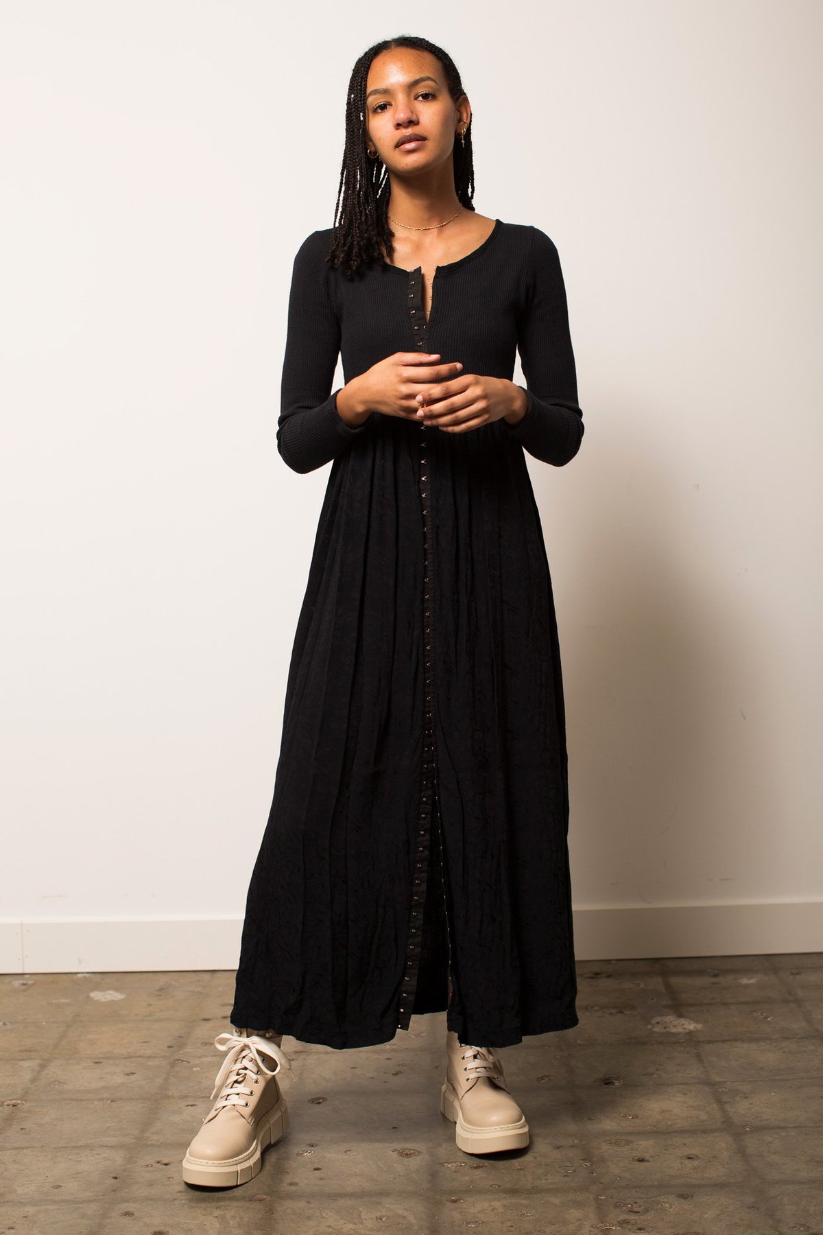 Vintage 90s Babydoll Dress - Black | Garmentory