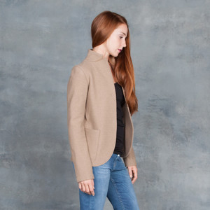 Harris Wharf London Boyfriend Jacket Camel | Garmentory