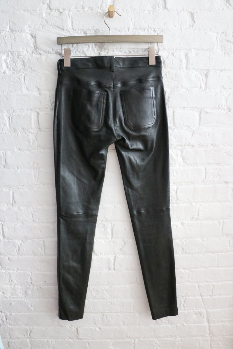 Balenciaga Leather Skinny Pants, | Garmentory