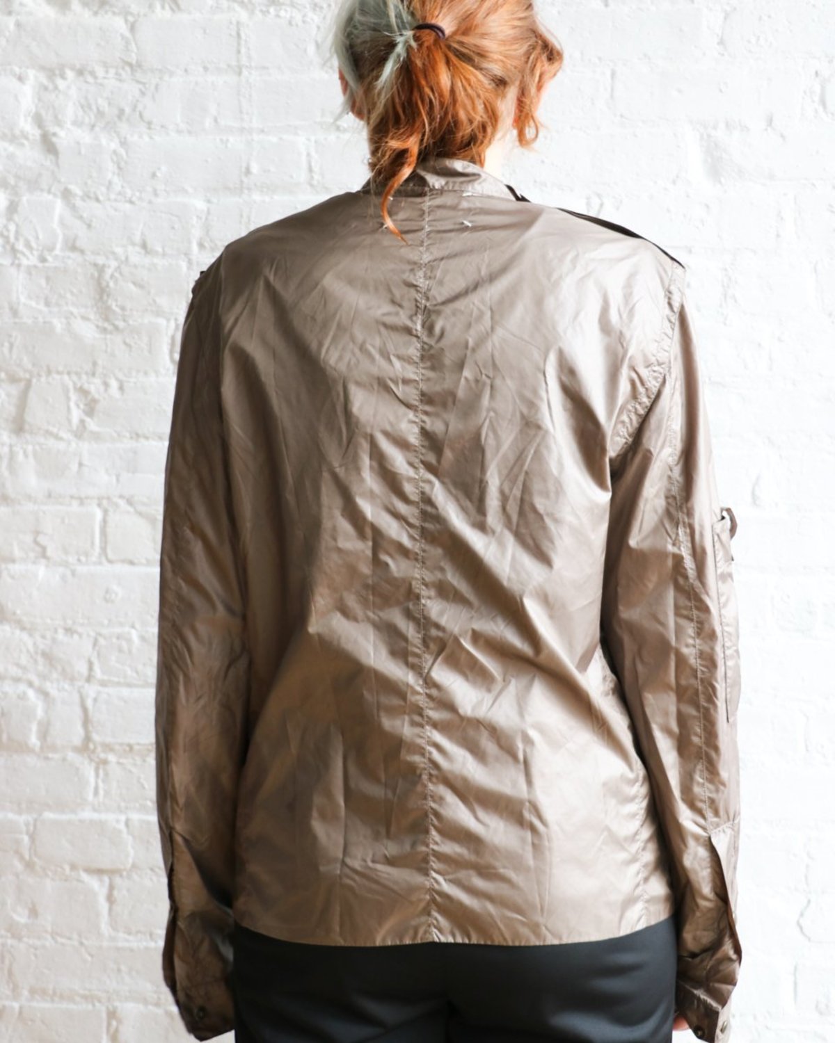 ジャケット・アウター Maison Martin Margiela Maison Martin Margiela Men's Cotton Linen Denim Zipper