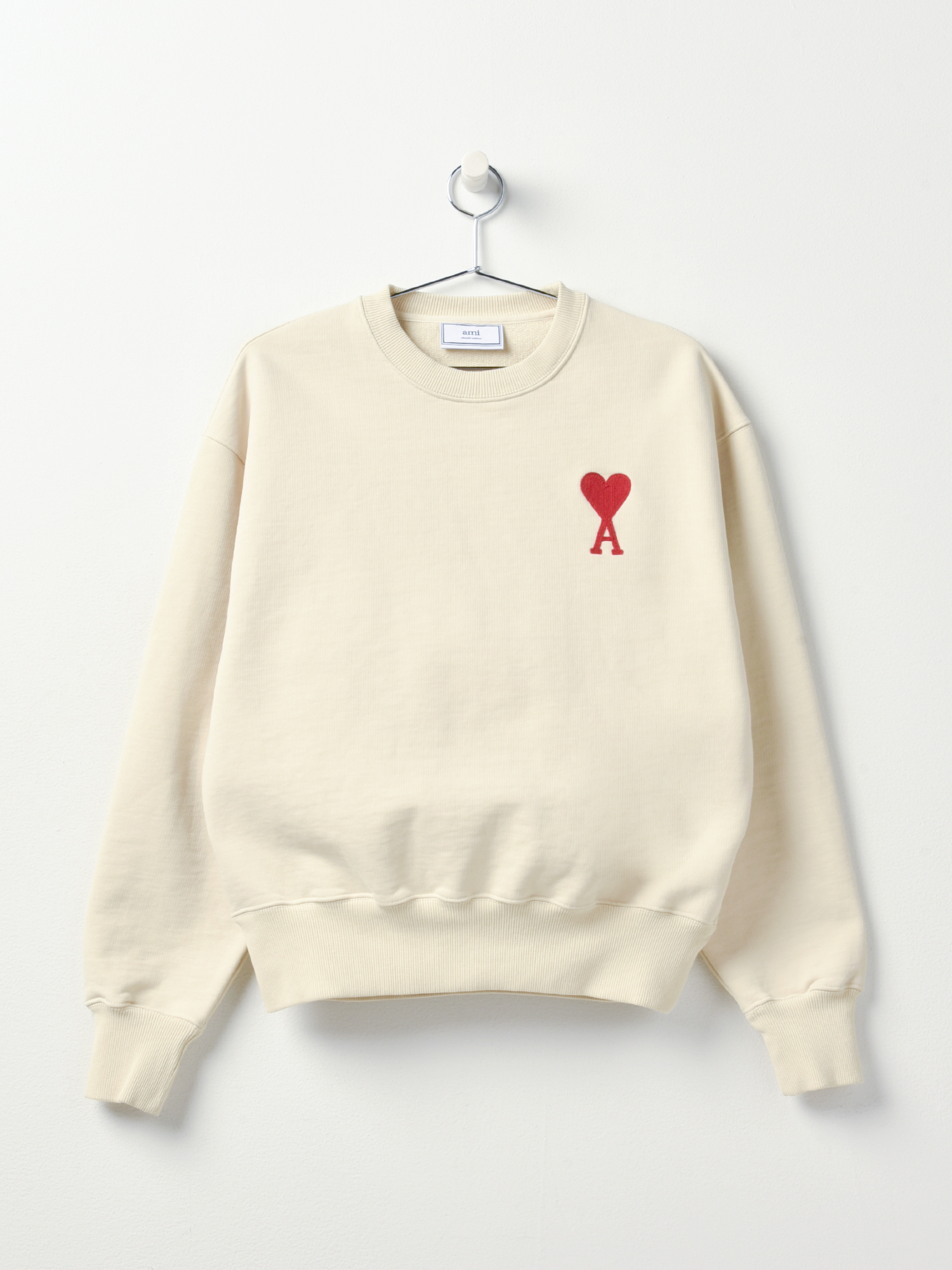 Ami Sweatshirt Ami De Coeur - Off White | Garmentory