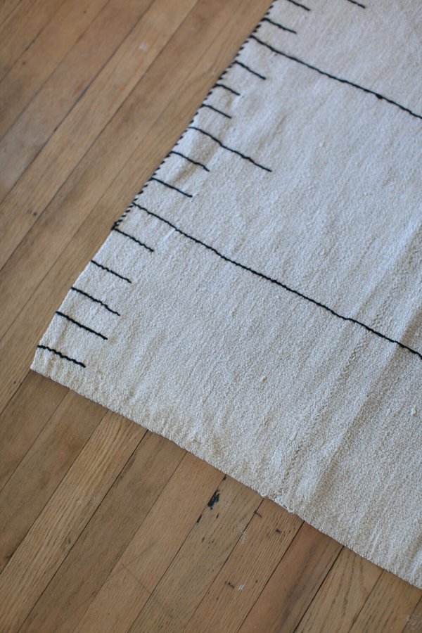 nomad collective Hand-stitched Turkish Kilim rug - cream nomad collective Hand-stitched Turkish Kilim rug - cream