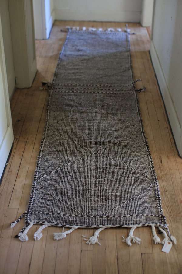 nomad collective Moroccan Zanafi Runner - black/cream nomad collective Moroccan Zanafi Runner - black/cream