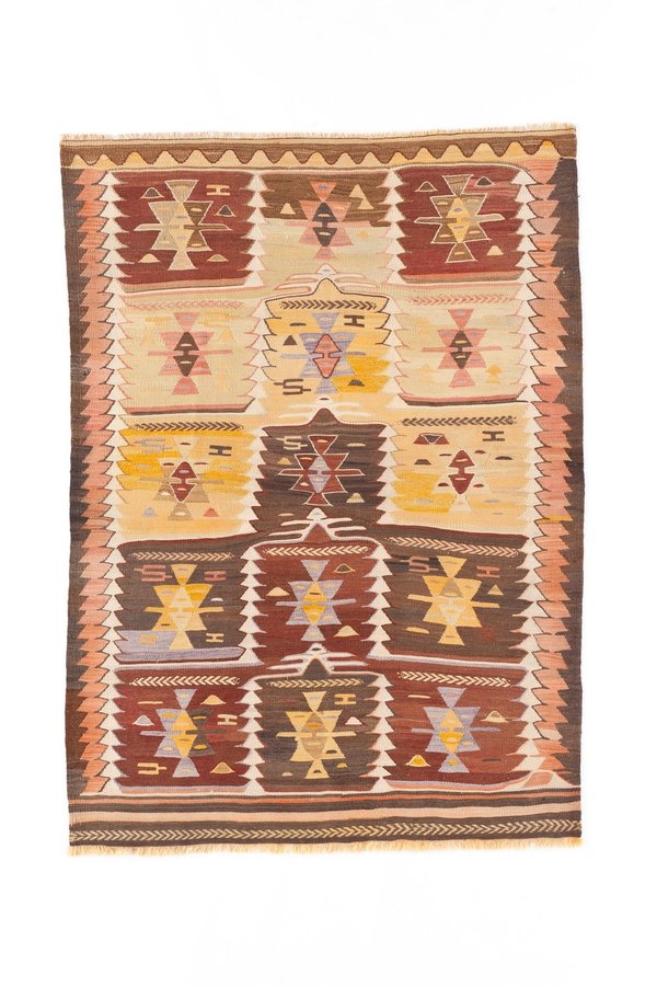 nomad collective Antique Turkish Tribal Kilim rug - multi nomad collective Antique Turkish Tribal Kilim rug - multi