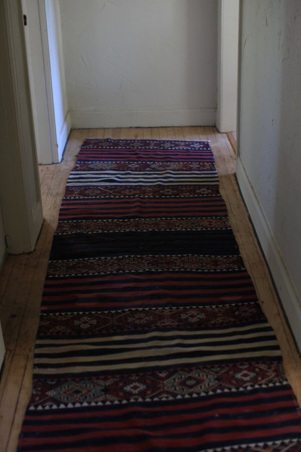 nomad collective Tibetan Kilim Runner - multi nomad collective Tibetan Kilim Runner - multi