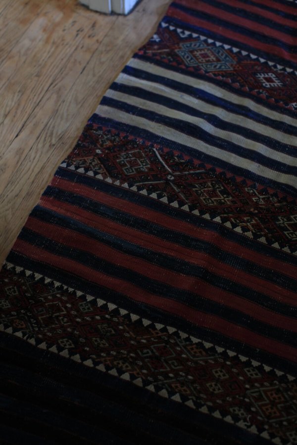 nomad collective Tibetan Kilim Runner - multi nomad collective Tibetan Kilim Runner - multi