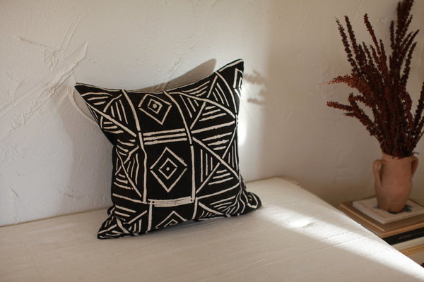 nomad collective Signature Mudcloth Pillow nomad collective Signature Mudcloth Pillow
