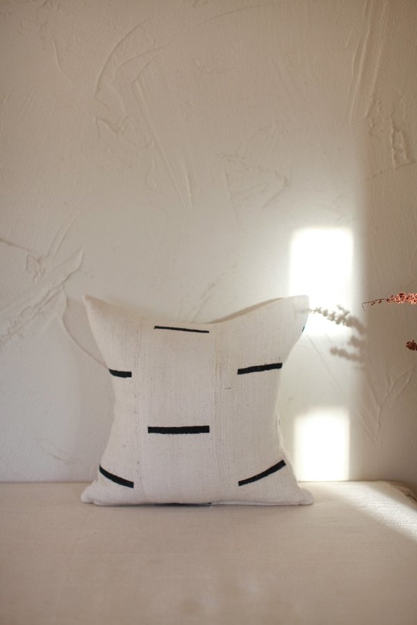 nomad collective Modern Mudcloth Pillow - cream nomad collective Modern Mudcloth Pillow - cream