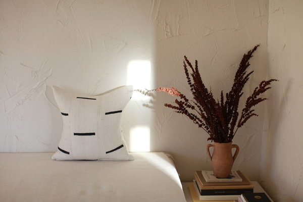 nomad collective Modern Mudcloth Pillow - cream nomad collective Modern Mudcloth Pillow - cream