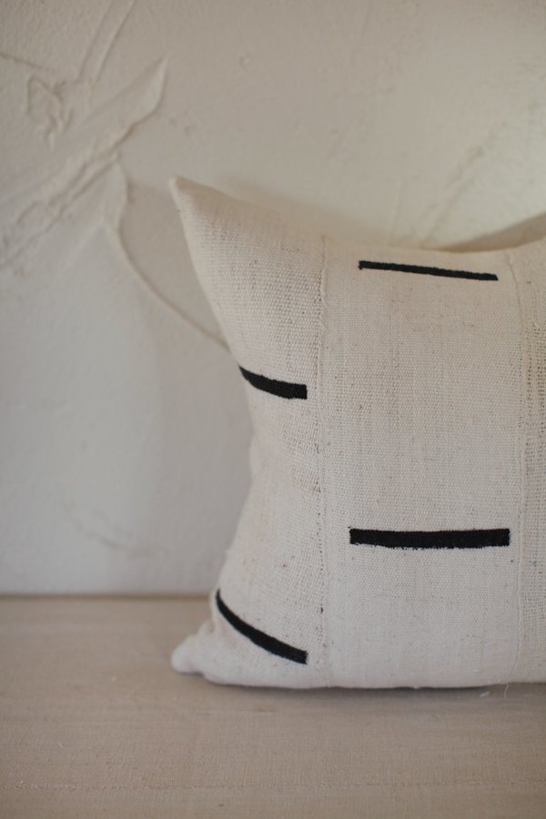 nomad collective Modern Mudcloth Pillow - cream nomad collective Modern Mudcloth Pillow - cream
