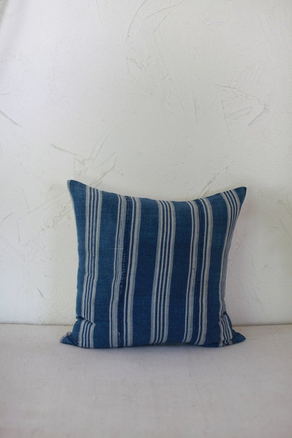 nomad collective Stripe Pillow - indigo nomad collective Stripe Pillow - indigo
