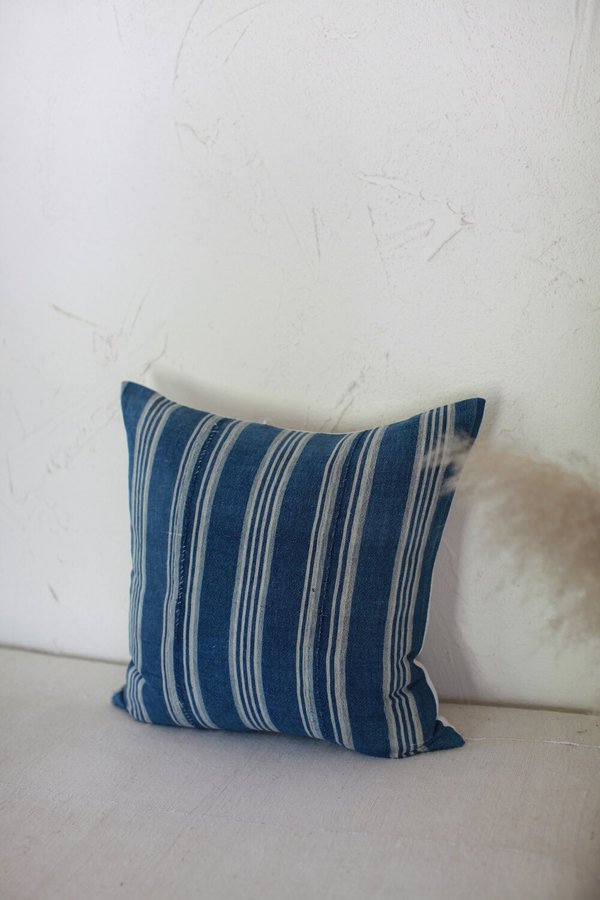 nomad collective Stripe Pillow - indigo nomad collective Stripe Pillow - indigo