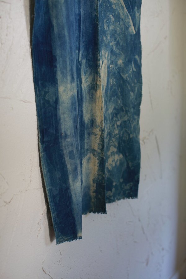 nomad collective Raw Silk Textile - indigo nomad collective Raw Silk Textile - indigo