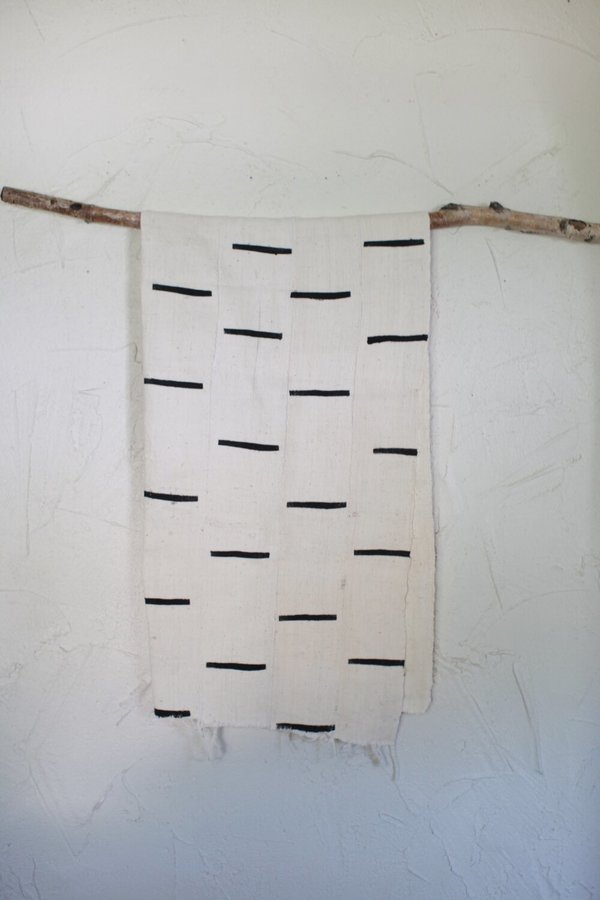 nomad collective Modern Mudcloth Textile - cream nomad collective Modern Mudcloth Textile - cream