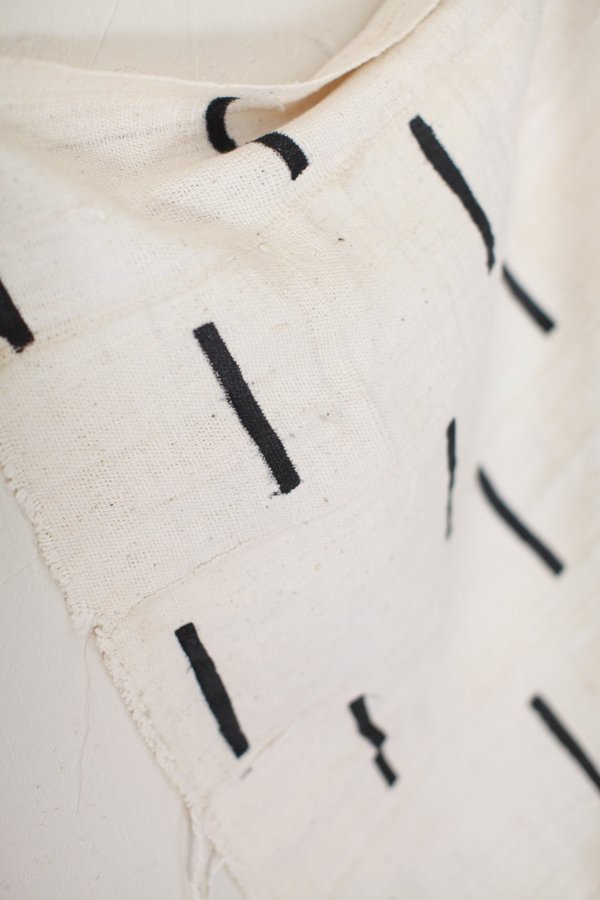 nomad collective Modern Mudcloth Textile - cream nomad collective Modern Mudcloth Textile - cream