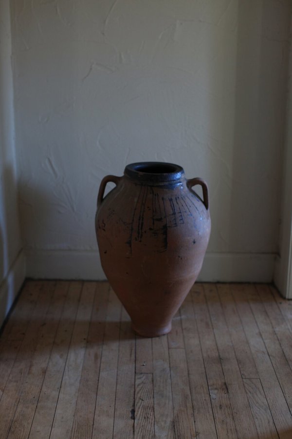 Vintage Turkish Oil Jar Vintage Turkish Oil Jar