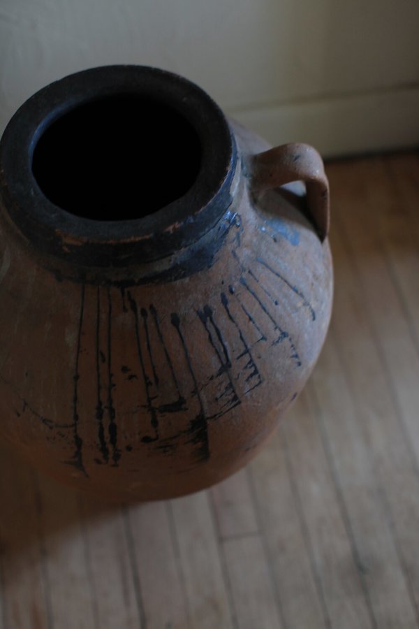 Vintage Turkish Oil Jar Vintage Turkish Oil Jar