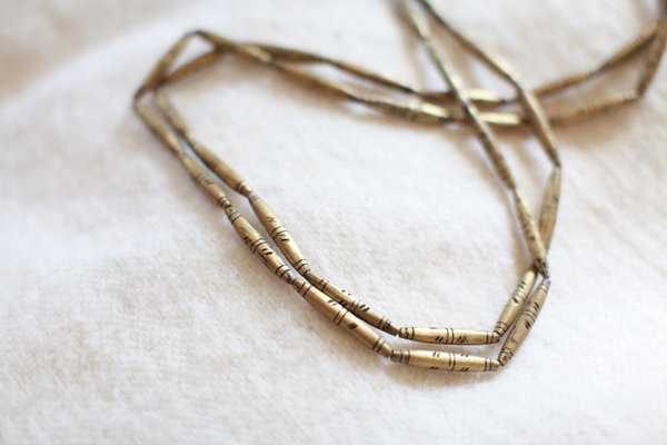nomad collective African Brass Bead necklace - brass nomad collective African Brass Bead necklace - brass