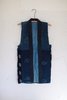 Vintage Japanese Kimono Vest - Indigo  - Thumbnail 1
