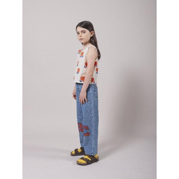 kids bobo choses chocolate flowers allover top - white kids bobo choses chocolate flowers allover top - white