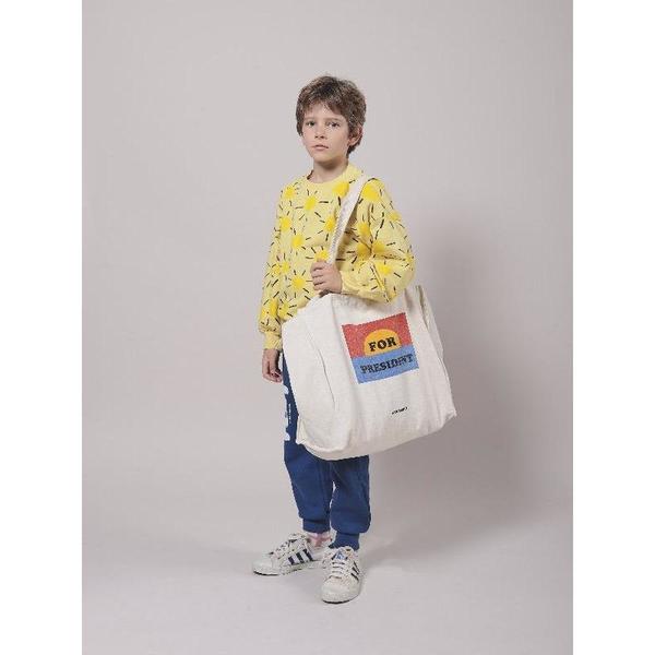 kids bobo choses for president tote bag - cream kids bobo choses for president tote bag - cream