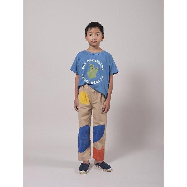 kids bobo choses landscape chino pants - tan kids bobo choses landscape chino pants - tan