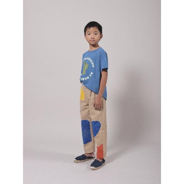 kids bobo choses landscape chino pants - tan kids bobo choses landscape chino pants - tan