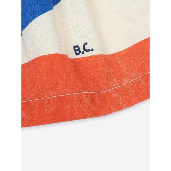kids bobo choses landscape woven skirt - blue/orange/white kids bobo choses landscape woven skirt - blue/orange/white