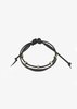 Mara Carrizo Scalise Mara Leather Bracelet - Black/Gold - Thumbnail 1