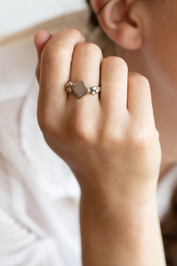 VINTAGE TUAREG SILVER RING - Silver VINTAGE TUAREG SILVER RING - Silver