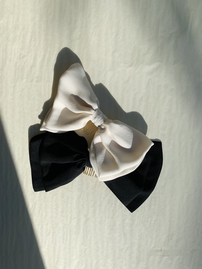Kamperett Small Silk Georgette Bow | Garmentory display picture 2