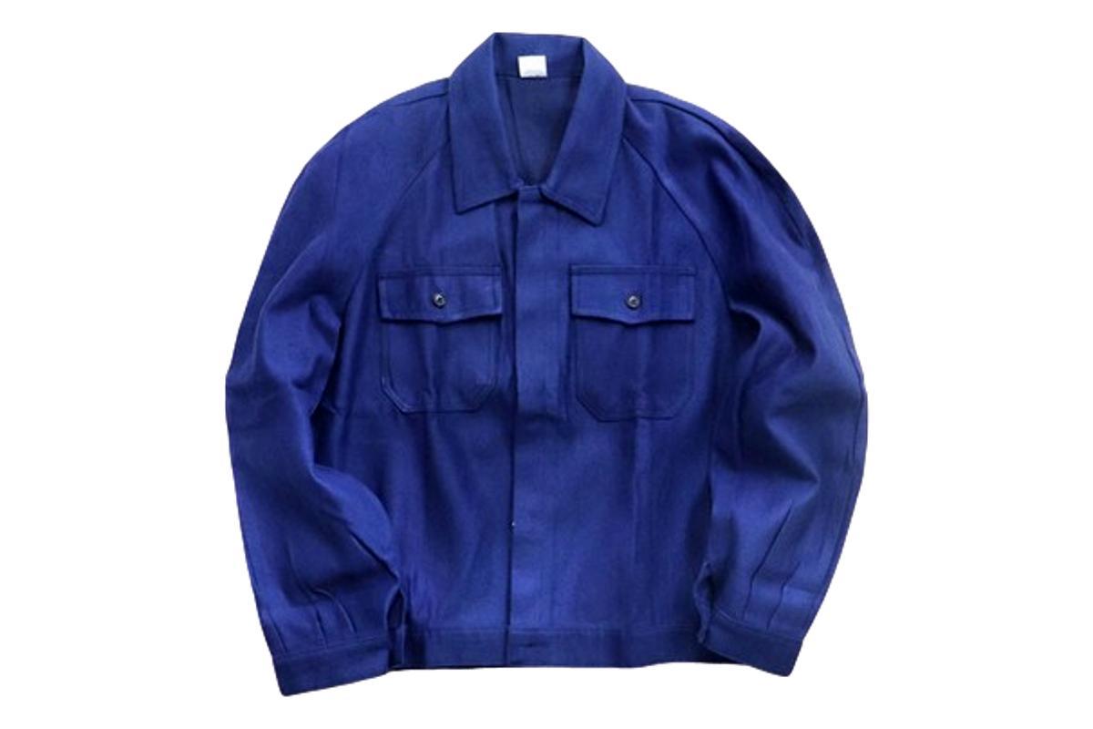Milworks Italian Moleskin Jacket Blue Garmentory