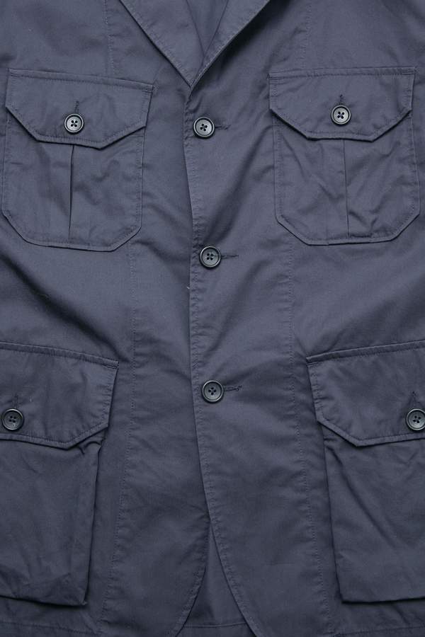 Engineered Garments High Count Twill Folk Jacket - Dark Navy