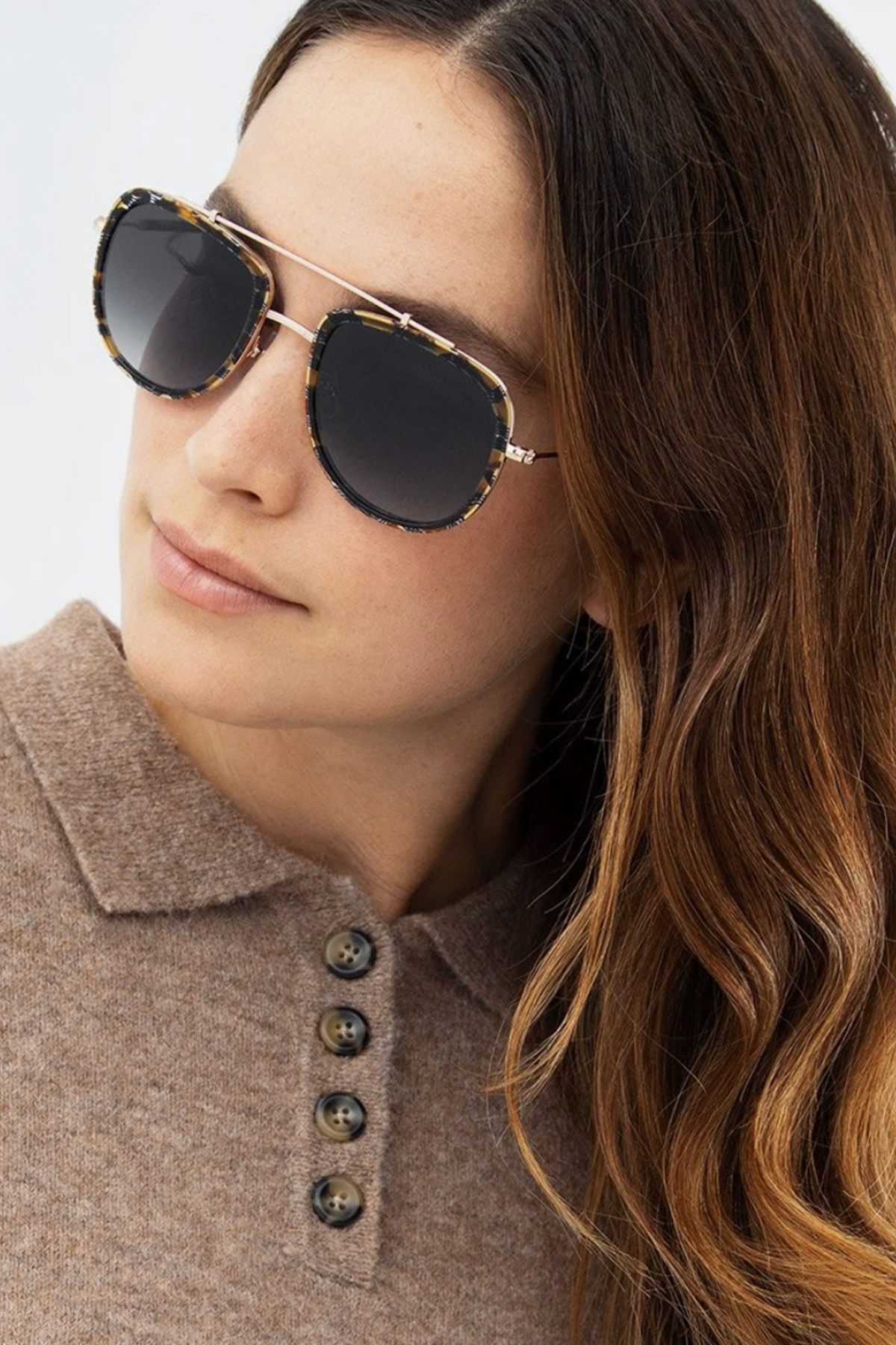 Krewe Breton Sunglasses - Cobra/18K Rose Gold | Garmentory