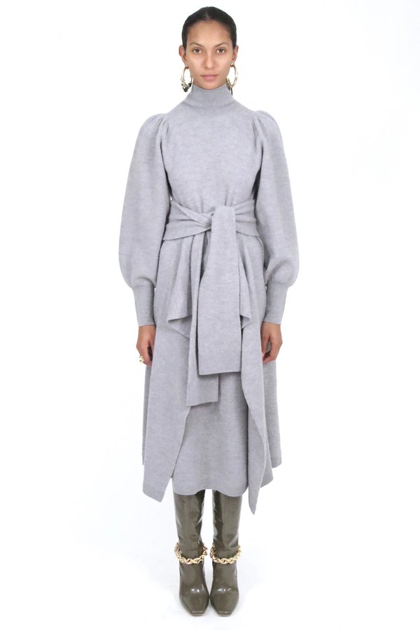 Ulla Johnson Astrid Dress - Light Heather Grey Ulla Johnson Astrid Dress - Light Heather Grey