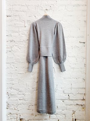 Ulla Johnson Astrid Dress - Light Heather Grey Ulla Johnson Astrid Dress - Light Heather Grey