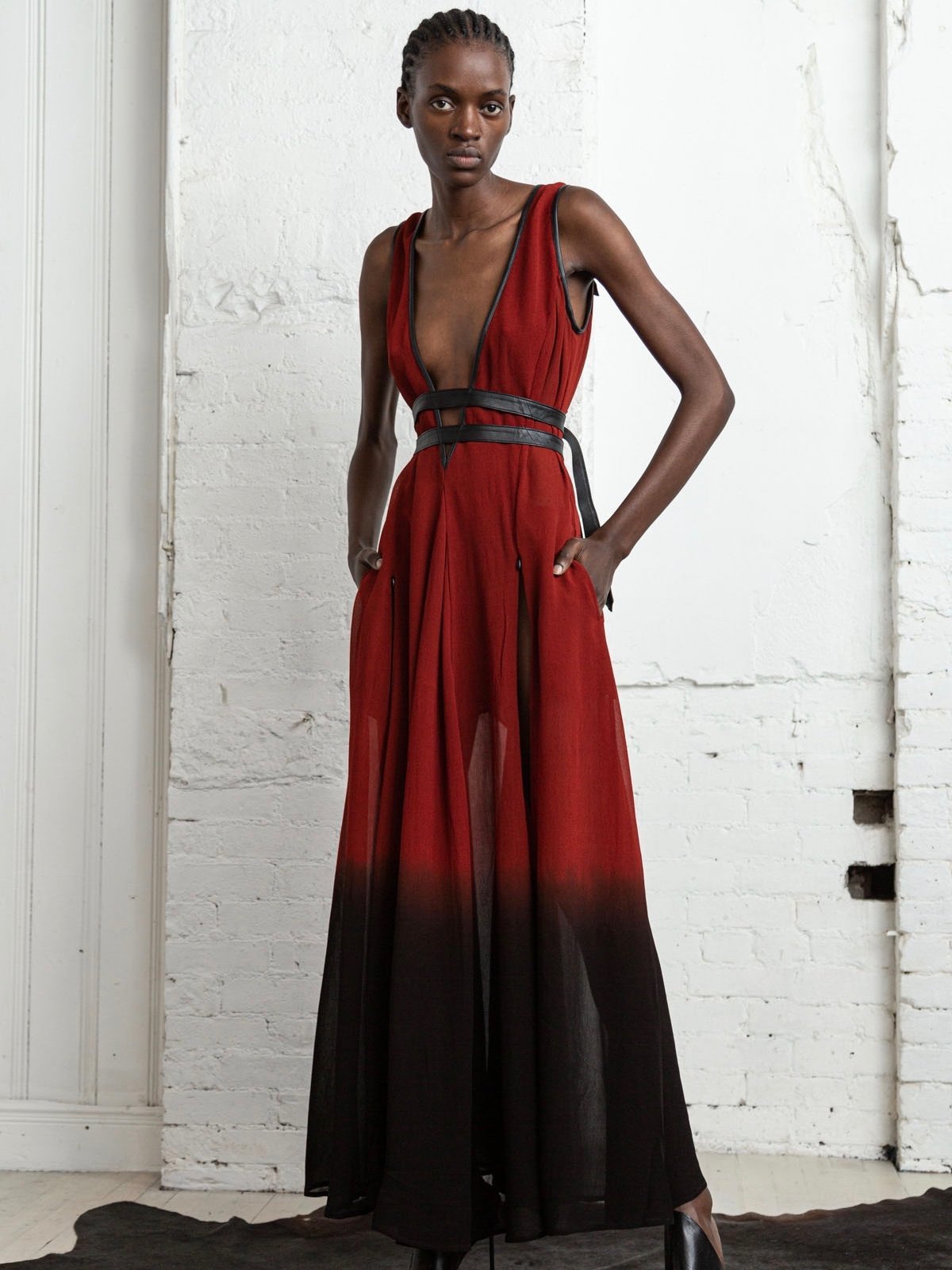 nicholas dress red Nicholas Ellara Mini Dress, Red / 0