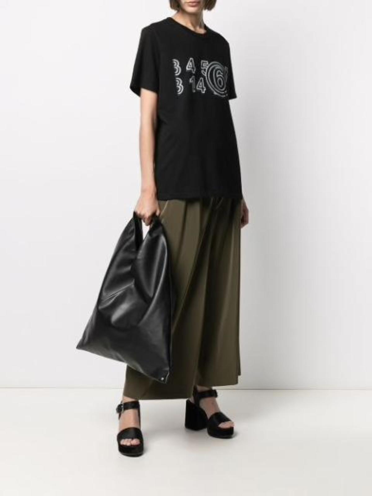 ハンドバッグ Mm6 Maison Margiela Japanese bag in synthetic leather MM6 Maison Margiela - Folded Japanese Faux Leather Bag | HBX