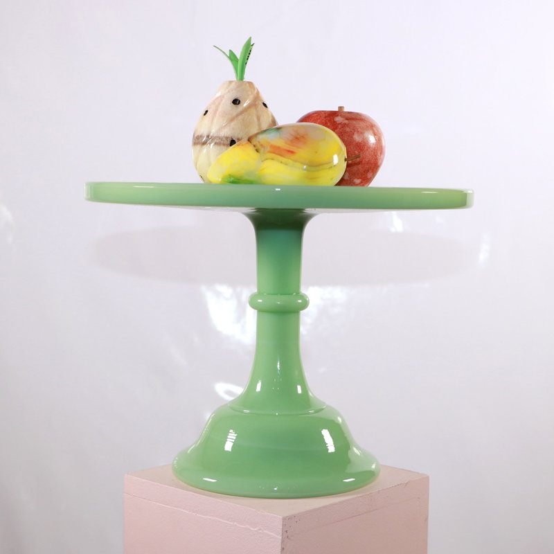 Mosser Glass Glass Cake Plate - Multi