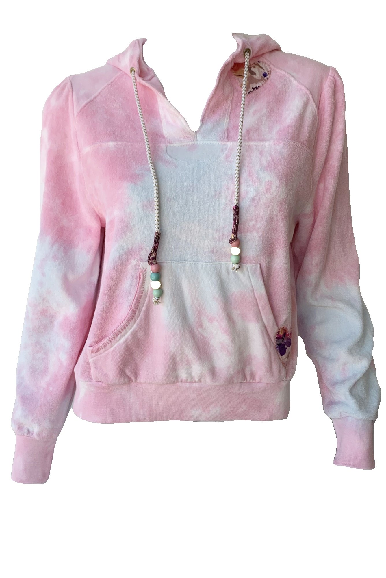 LoveShackFancy Kirby Hoodie Cherry Fizz