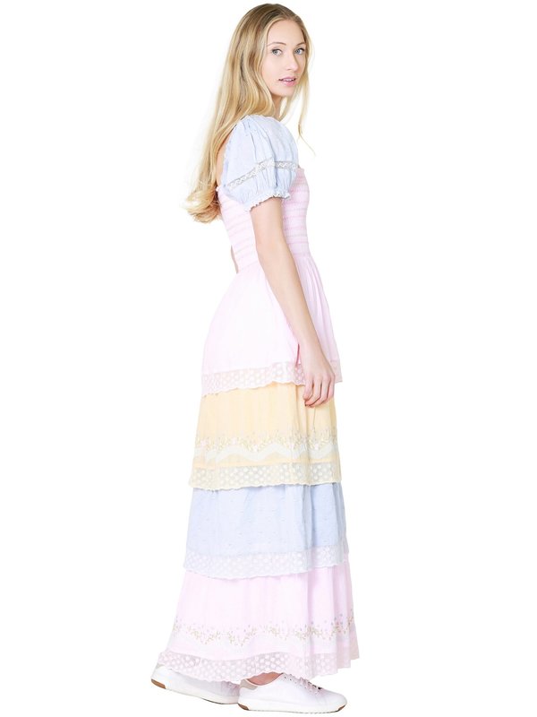 chinese dress ladies Long Sleeve Button Down Dress main image 1