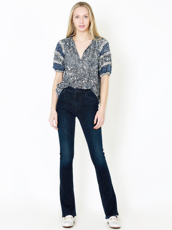 Ulla Johnson Aiko Top - Indigo Ulla Johnson Aiko Top - Indigo
