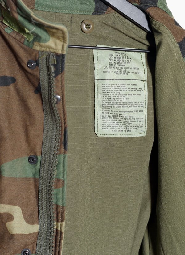 Vintage M-65 Field Jacket Type 4th from 1987 - Woodland Camo Vintage M-65 Field Jacket Type 4th from 1987 - Woodland Camo