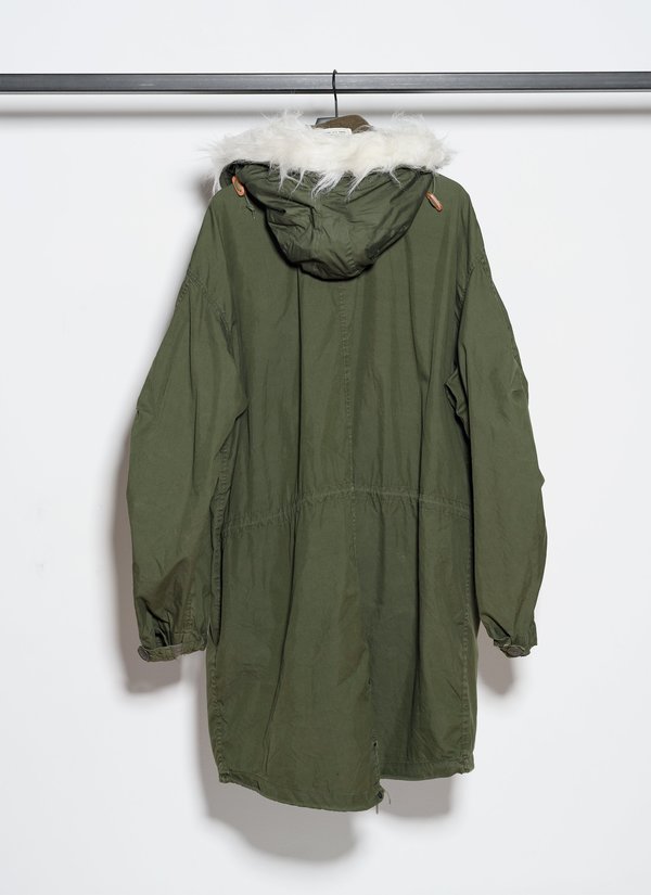 Vintage M 65 Fishtail Parka With Hood Olive Garmentory
