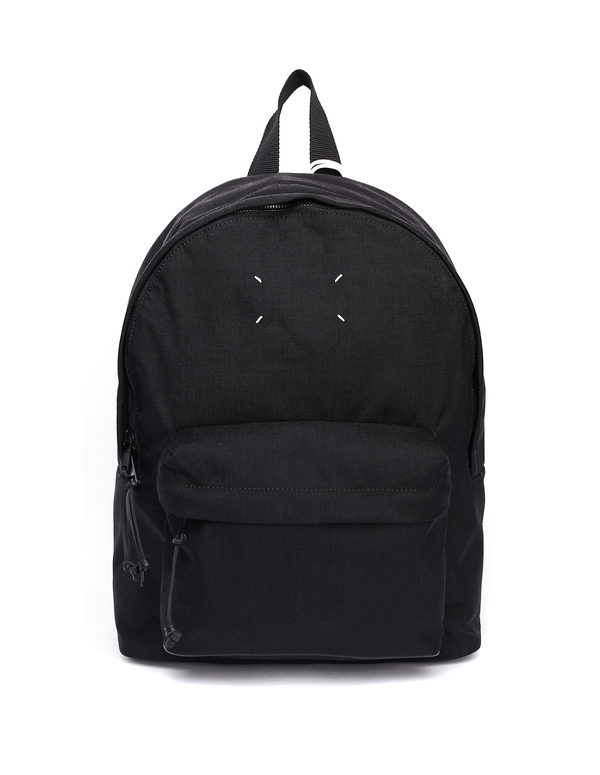 Maison Margiela With Logo Backpack - Black Maison Margiela With Logo Backpack - Black