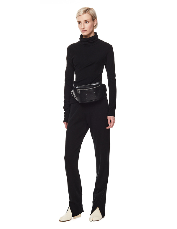 Maison Margiela Waist Leather Bag - Black Maison Margiela Waist Leather Bag - Black