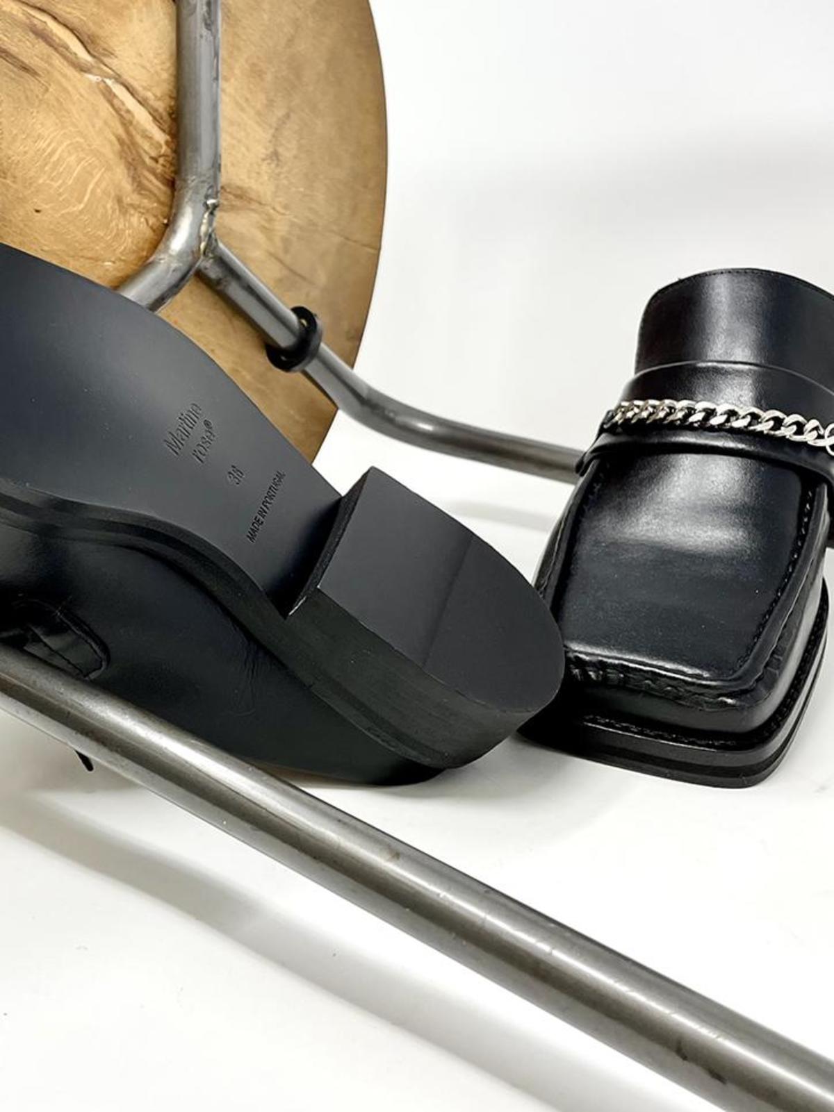 Martine Rose Loafer Mule - Black - Image 7 of 10