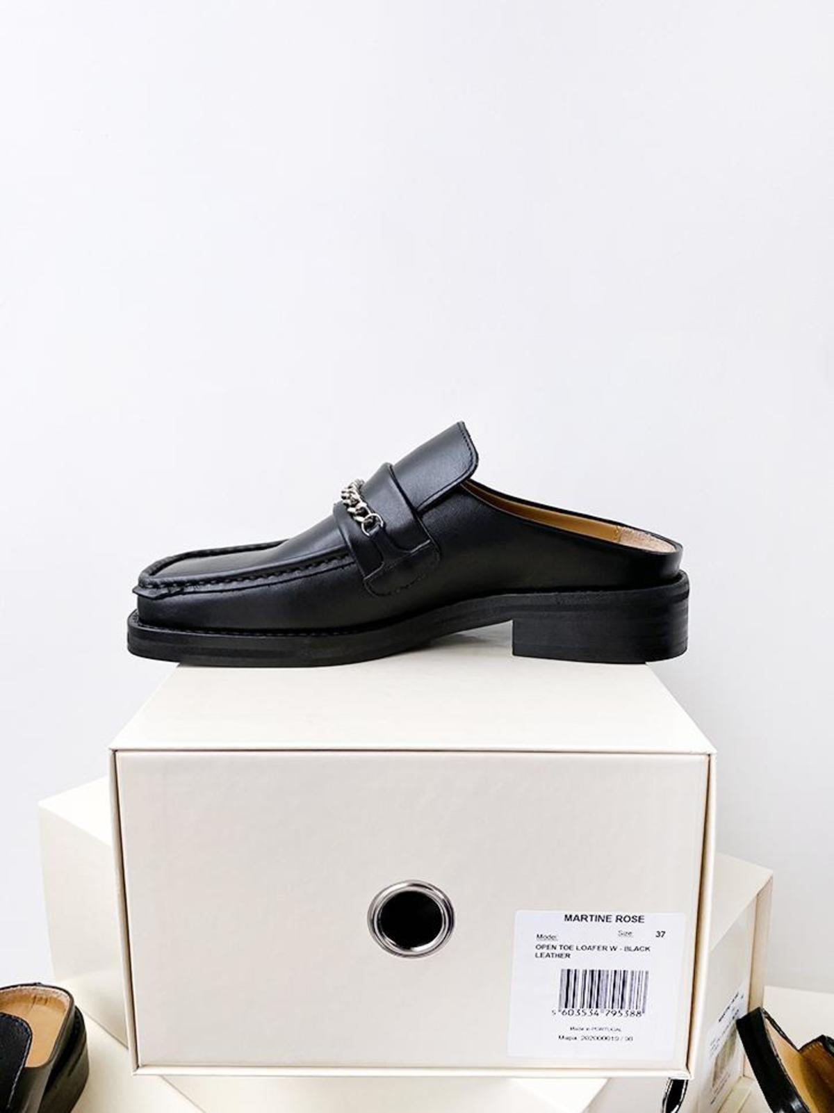 Martine Rose Loafer Mule - Black - Image 10 of 10